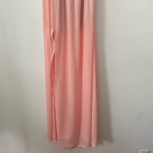 Show Me Your Mumu Heather Halter Dress in Frosty Pink - Picture 4 of 9